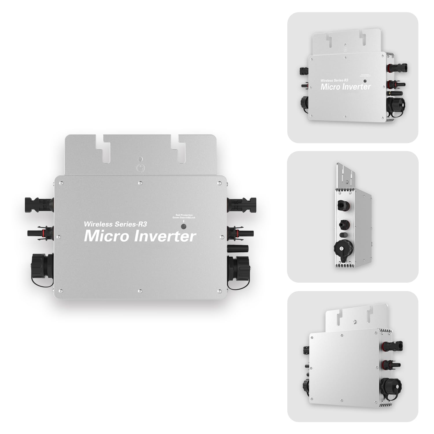 Micro inverter sinus puro – Solar Grid Tie Inverter con WiFi, DC 30 – 60 V a AC 120/230 V, disponibile in 600 W/700 W/800 W