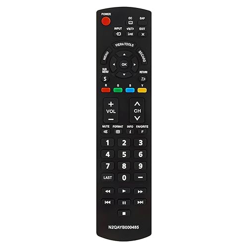 Miniatura 6 de Nuevo N2QAYB000485 Reemplazo remoto para PANASONIC TV TC-P50U2 TC-P50X2 TC-P54S2 TC-P58S2 TC-P65S2 TH-32LRU20 TH-37LRU20 TH-42LRU20 TC-42PR X34 TH.