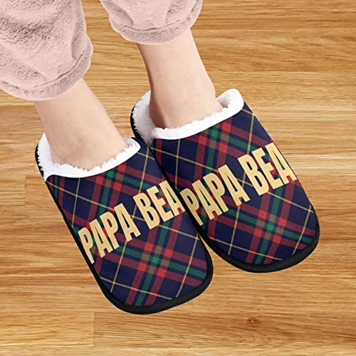 visesunny Slippers for Women Mens Stylish Foral Winter Warm Memory Foam Cotton Home Slippers Soft Plush Fleece Slip on House Slippers Unisex Indoor Outdoor Shoes3