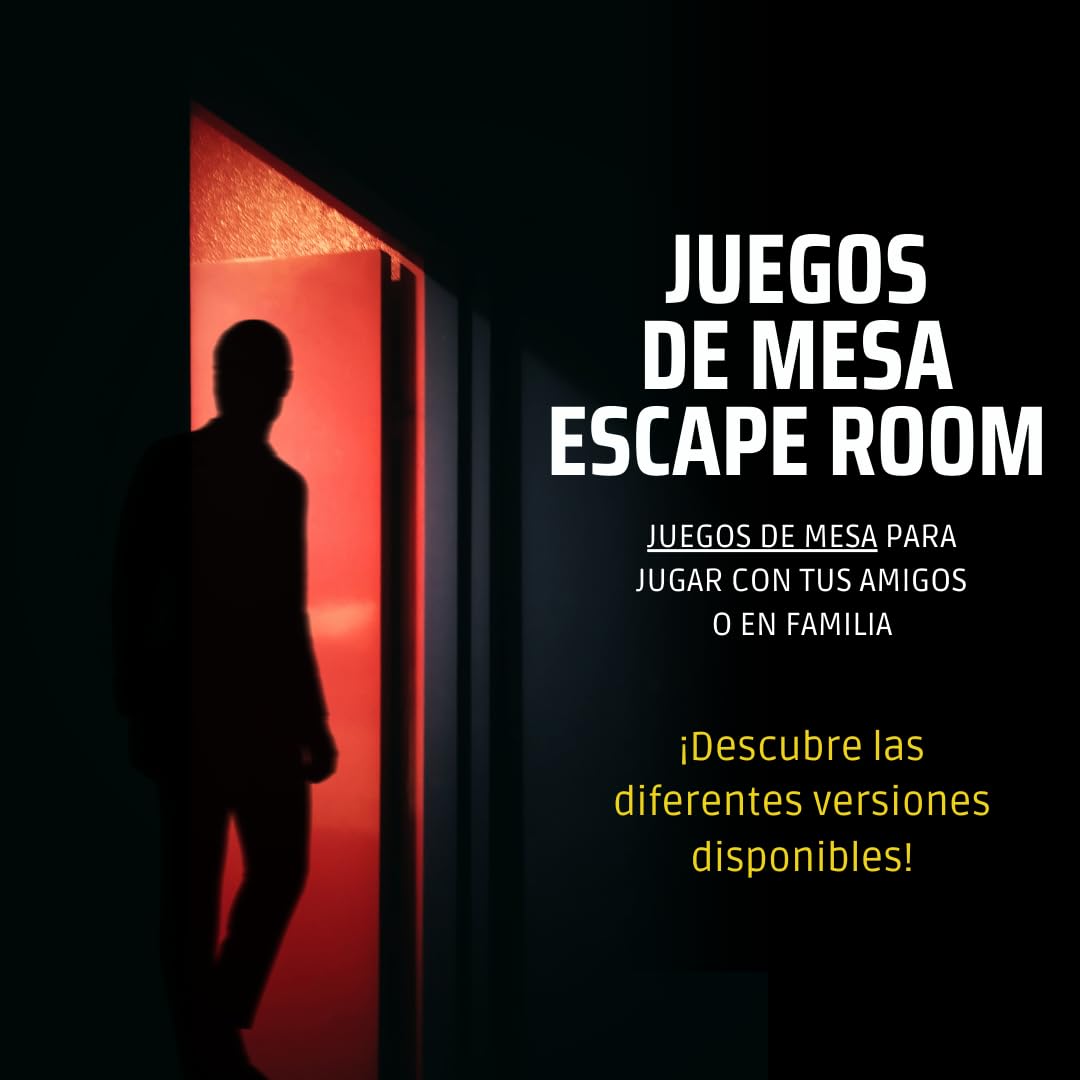 ThinkFun - Escape Room: Asesinato en la Mafia, Juego de logica, Juego de Mesa para Niños y Adultos, 1-3 Jugadores, Version Español