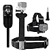 Kit Montature per GoPro CamKix - 1 Imbracatura Spalla, 1 Montatura da Testa, 1 Montatura Rotante da Polso - Tutti gli accessori sono completamente compatibili - 1 Gancio a J, 1 Vite a Galletto, 1 Borsa con chiusura a cordoncino CamKix inclusi - Compatibile con tutti i modelli GoPro Hero (Imbracatura Spalla)