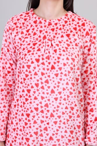 Image of CAMEY Women's Printed Nightgown, Long Sleeves, Nighty