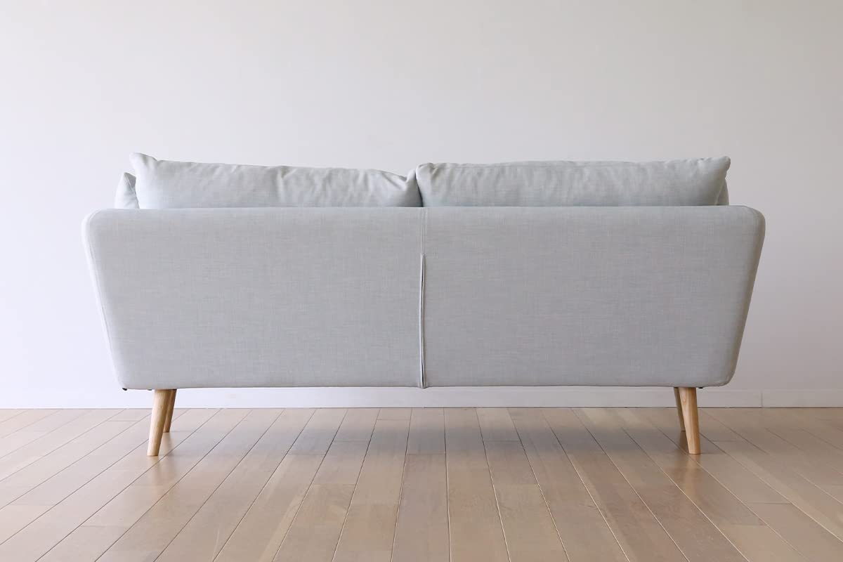 Amazon｜高野木工 HELEN ヘレンソファ 3人掛け シルバー (脚