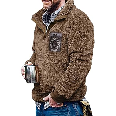 DRESCOKLJ Holzfällerhemd Herren Rot Thermohemd Arbeitsjacke Männer Winterfleecejacke Leichte Freizeitjacke Dünner Mantel Holzfäller Thermojacke Cover