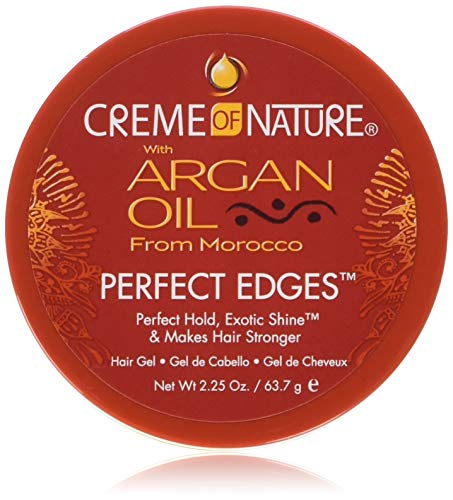Creme Of Nature Argan Oil Perfect Edges Black 2.25 Ounce (2 Pack)
