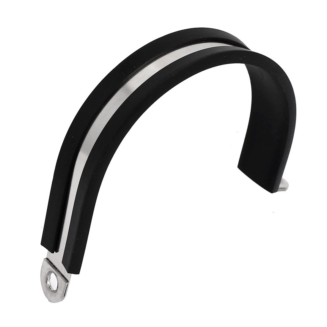 sourcing map 8mm Dia EPDM bordée caoutchouc P Attache Câble collier tuyau flex 2