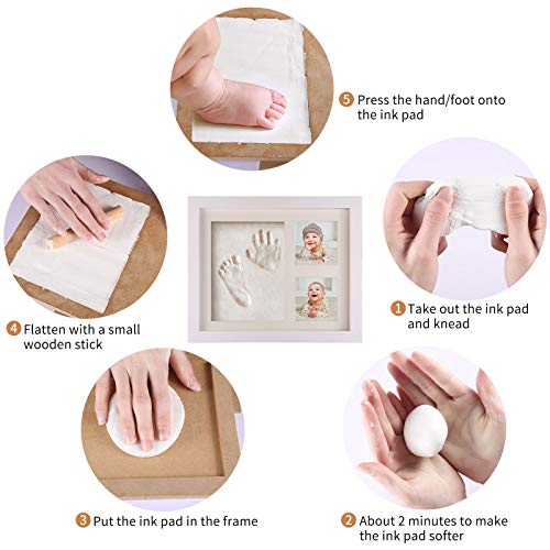 Aokyom Cornice Impronta Bambini, in Legno