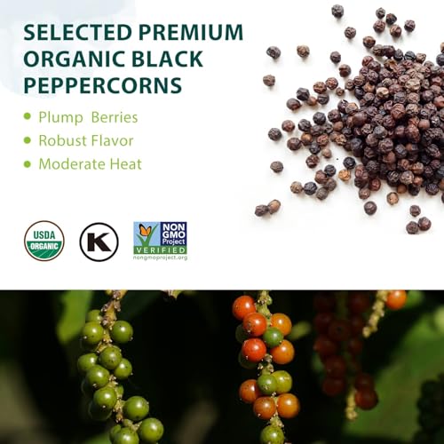 Soeos 505S2899 Organic Ground Black Pepper thumb #3