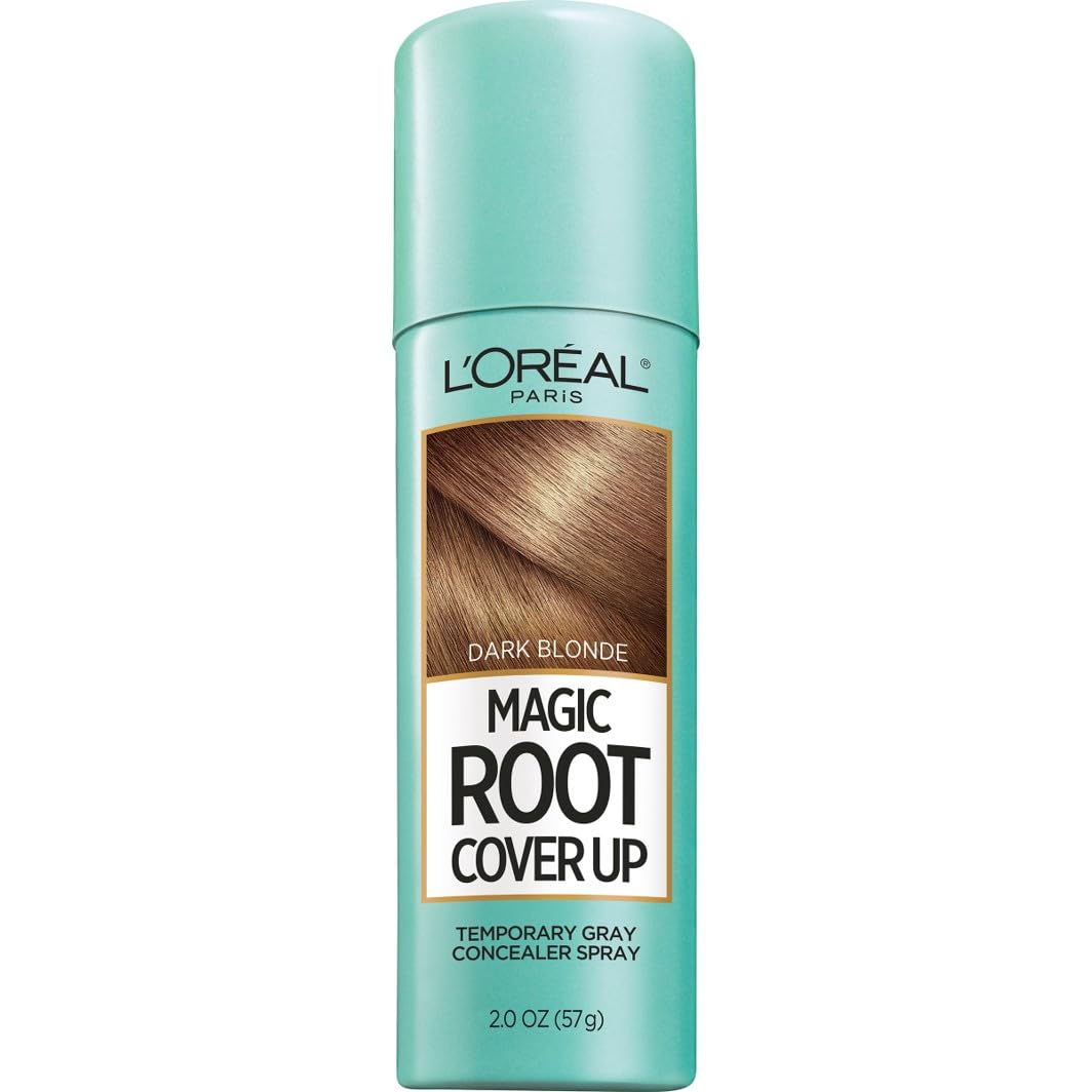 L'Oreal ParisMagic Root Cover Up Gray Concealer Spray Dark Blonde 2 oz.(Packaging May Vary)