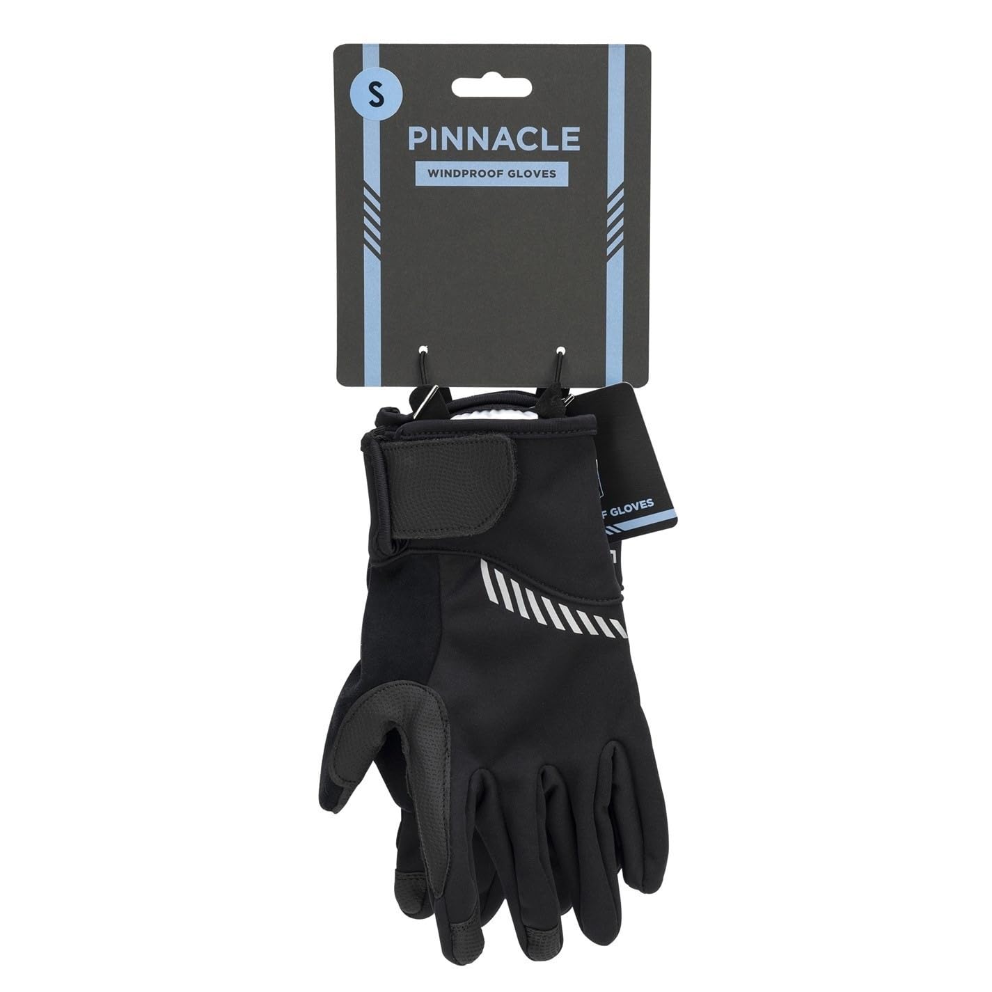 Pinnacle Unisex Windproof Gloves Black M