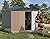 U-MAX 8x6 Sheds Storage Sheds & Outdoor Storage, Small Outdoor Storage Garden Shed Outside Shed kit, Galvanized Metal Utility Shed for Backyard, Patio and Lawn