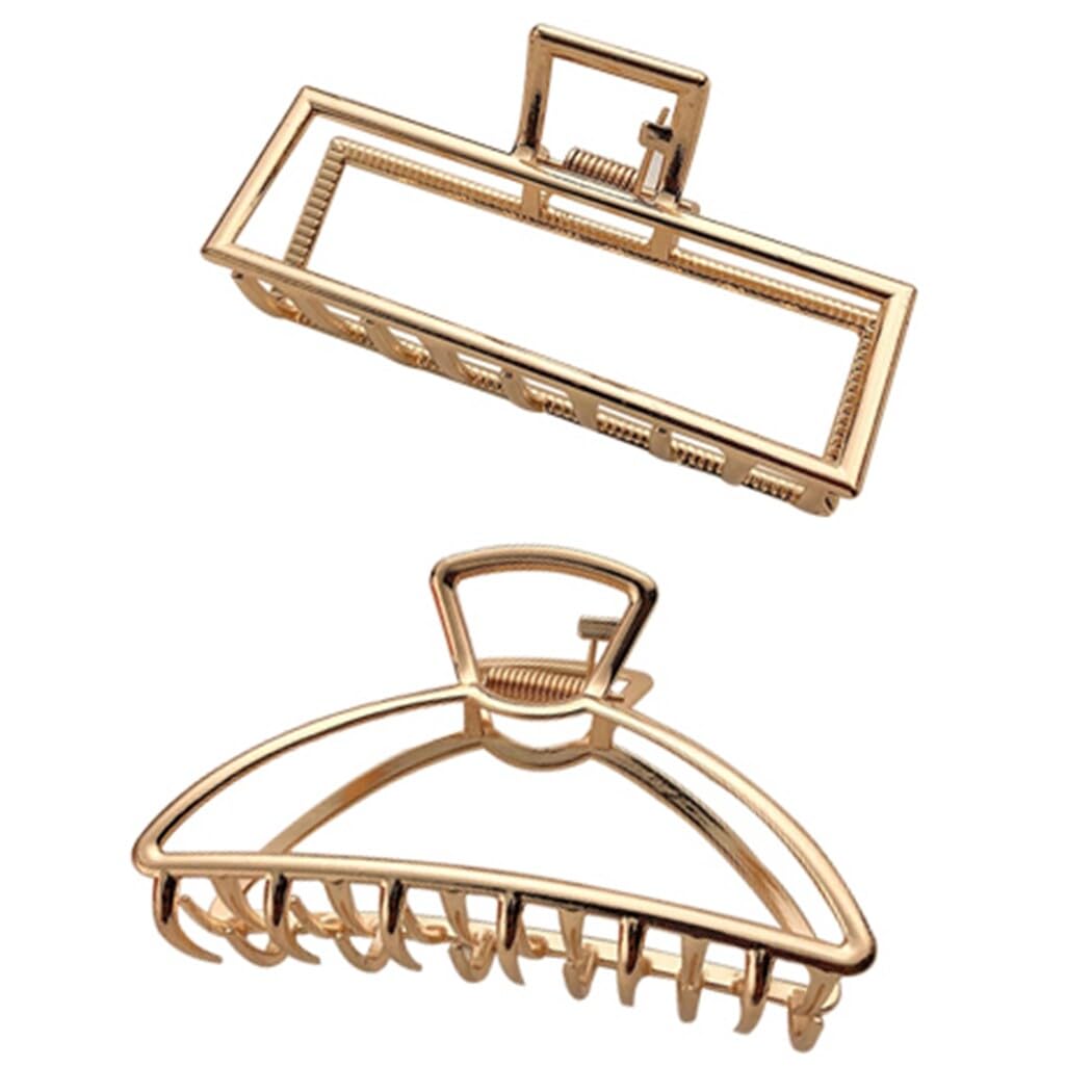 Elegante Haarspangen, 2 Stück, große Haarklammern