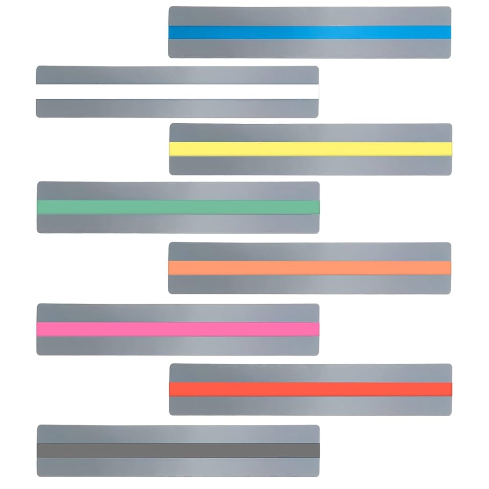 Guided Reading Highlight Strips, Reading Tracking Rulers Coloured