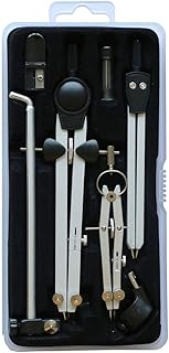 Compass Set, Professional Drawing Set - Drafting Spring Trimmability Compasses - Technical Precision Trimmability Compasses - Office School Stationery Set (21 * 10cm,As The Picture)