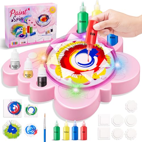 JoiTale Bastelset Mädchen 4 5 6 7 8 Jahre, Geschenke für Mädchen - Schmetterling Drehkunst Maschinen Malset, Kunst und Handwerk, DIY Kreativ Set für Kinder, Spielzeug Basteln 4-12 Jahre