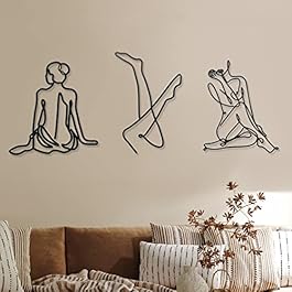 3 Pcs Metal Wall Art...