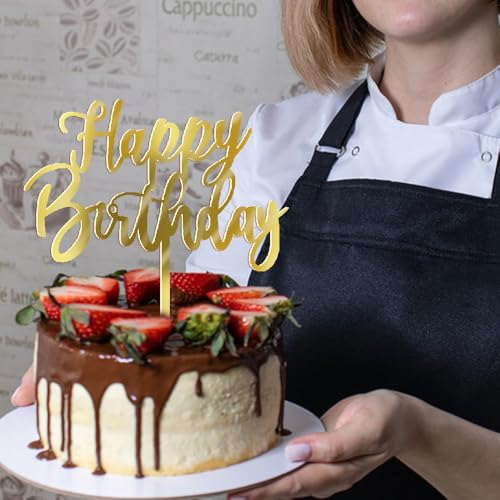 Yuinyo MS-327 Handmade Happy Birthday Cake Topper, Happy Birthday Cake Bunting Decor,Birthday Party Decoration Supplies thumb #4