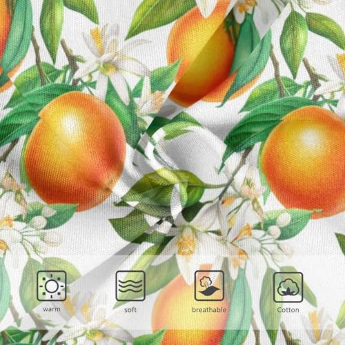 Joisal Artistic Toddlers Underwear Floral 2t Cotton Little Girl Panties Oranges White Flowers Briefs Girls Undies3