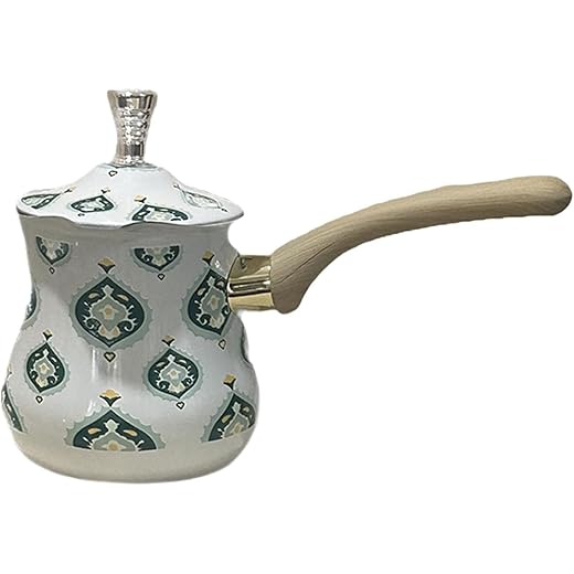 ATORSE Turkish Coffee Pot Portable Butter Warmer Pot for Kitchen Camping Restaurant 550ml