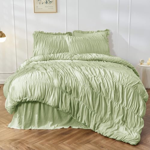 bed best green comforter