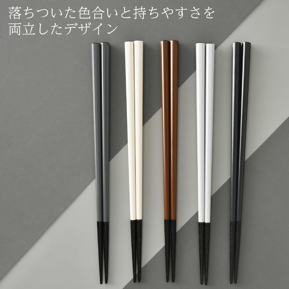 Basic Edge Octagonal Chopsticks – 23cm