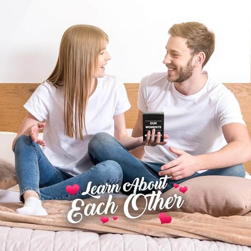 Image of Awestuffs Family Board Games For Adults - Ages 18 And Up, 2+ Players (Our Moments Couples), Multicolor