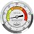 Midwest Hearth Deluxe BBQ Smoker Thermometer with Calibration (3" Dial, 4" Stem)