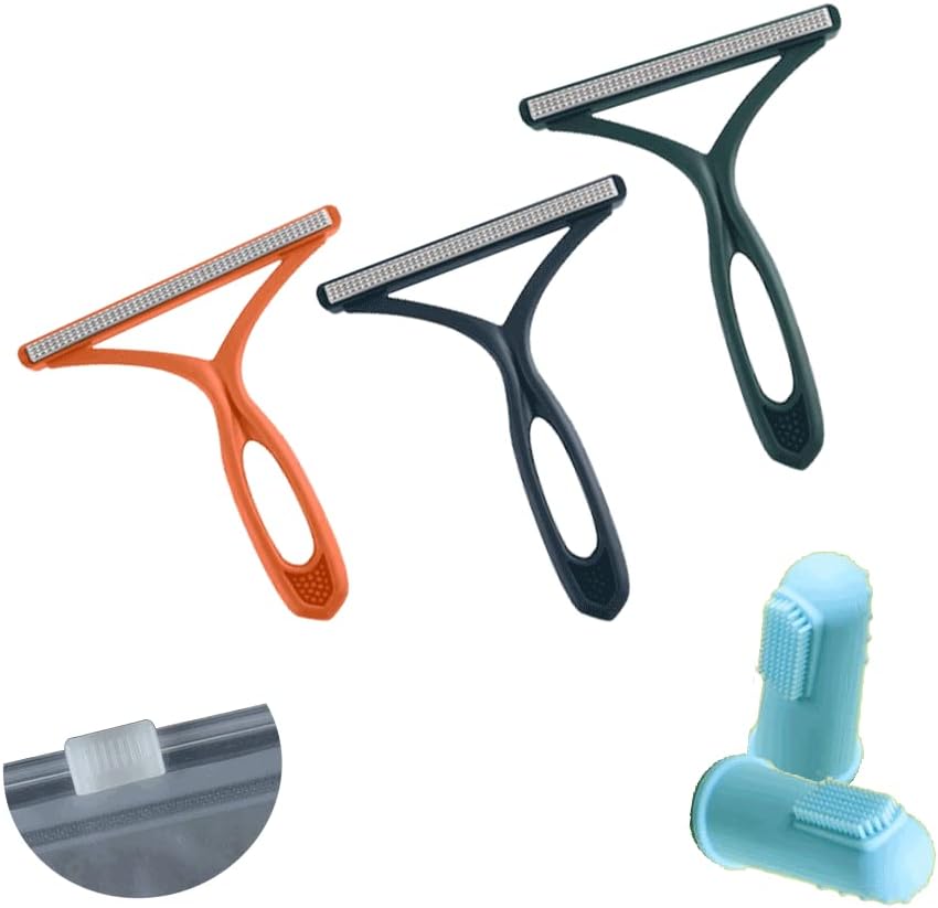 Pet Hair Remover Brush Set 3 Pack Perfect for Removing
