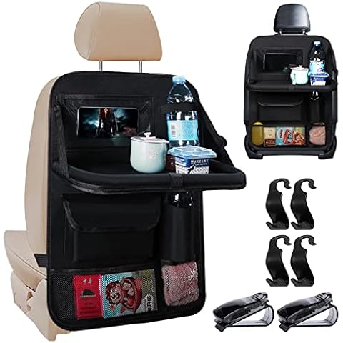 Organizador Yuragim para Asiento Trasero de Coche con Mesa Plegable Cover