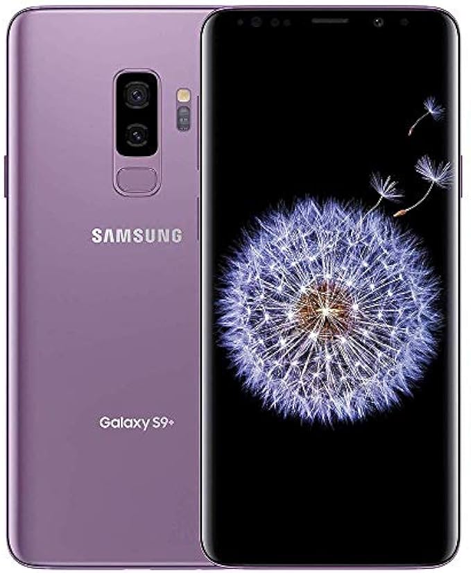 Samsung Galaxy S9+ Plus (64GB, 6GB RAM) 6.2" Display, IP68 Water Resistance GSM Unlocked G965U (64 GB, Lilac Purple)
