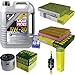 Produktbild Filter Set Inspektionspaket 5 Liter Motoröl Special Tec F 5W-30 MANN-FILTER Innenraumfilter Kraftstofffilter Luftfilter Ölfilter