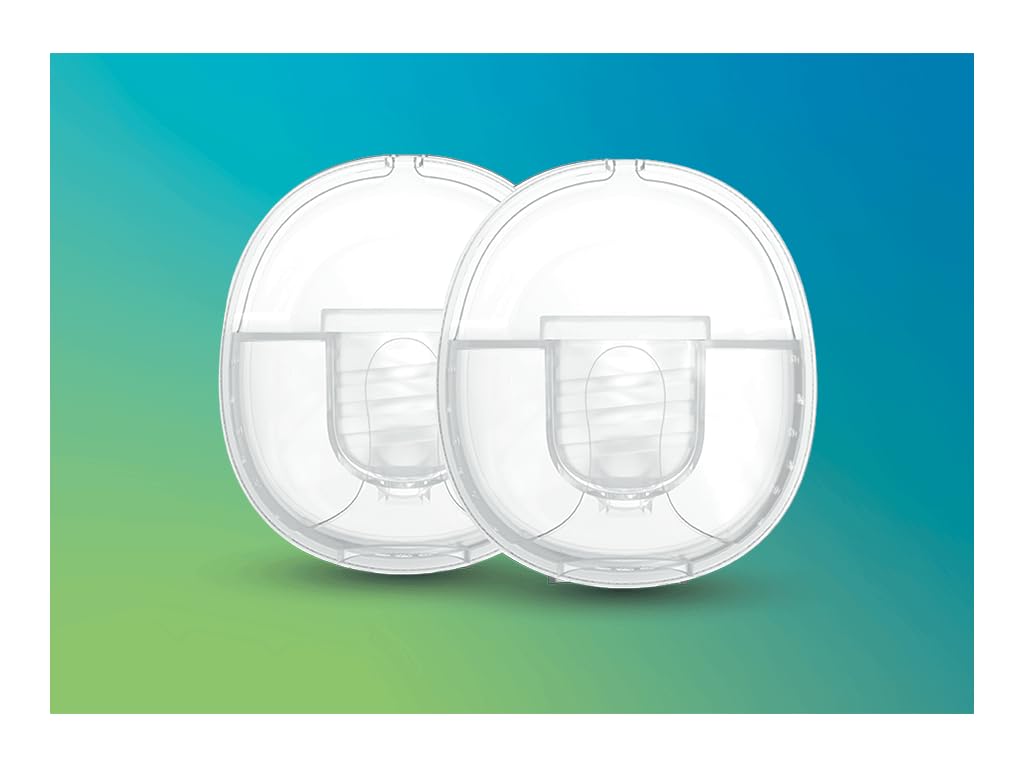 Ardo Melia Wearable Collection Cups Replacement Parts Set – Breast Pump Accessories with 24mm Breast Shells, Milk Collector Cups, Lip Valves & Diaphragms – BPA Free, Hands-Free Pumping