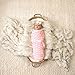 aden + anais Essentials Easy Swaddle Wrap Quick Change with Bottom Zipper, Snug Cotton Knit Baby Wrap Swaddle Blanket for Newborns, TOG 1.0, 3-Pack, Briar Rose, 0-3 Months, Small/Medium