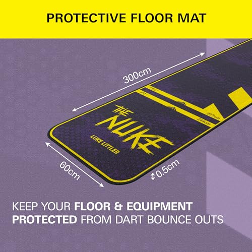 Tapis de fléchettes Target Darts The Nuke durable et antidérapant de haute précision - 6