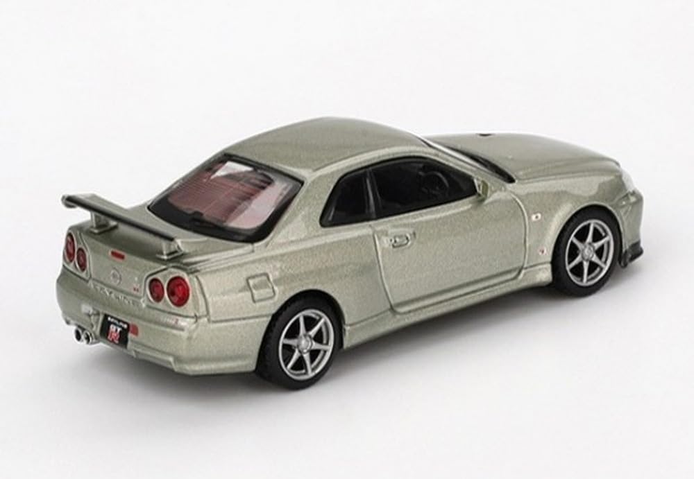 ミニカー MINIGT NissanSkyline GT-R R34 V-Spec II Mini GT 1:64 Nissan Skyline GT-R ( R34) V-Spec II Bayside