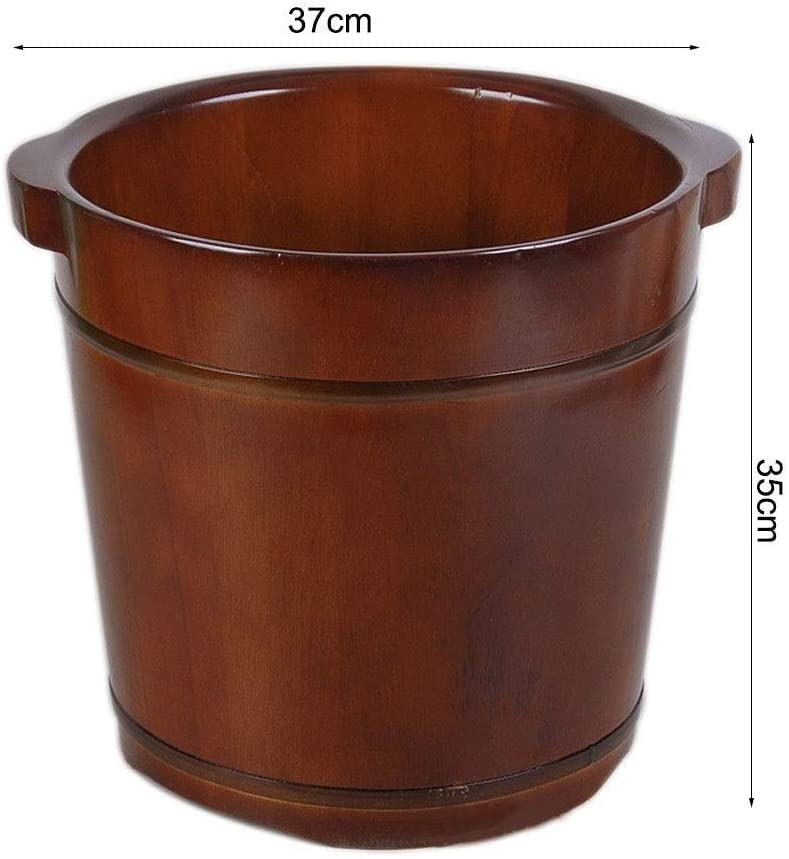 Baño de pies Katzowen de madera sólida 22.5cm miniatura 4