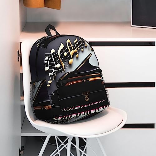 Sac à dos léger musique fini le mal de dos avec ce sac piano noir