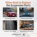 maXpeedingrods 12Pc Front Upper Control Arm Kit for Honda Civic 1996-2000, Suspension Kit with Lower Ball Joints Sway Bar Links Outer & Inner Tie Rods Boots