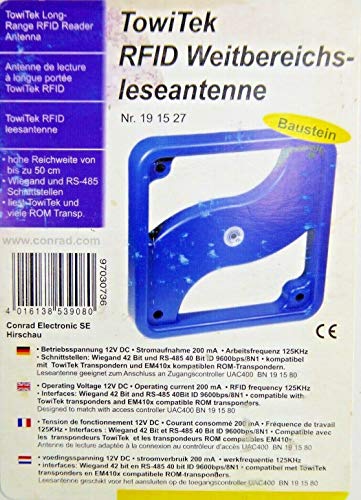 Antenne longue portée RFID TowiTek TWT2015