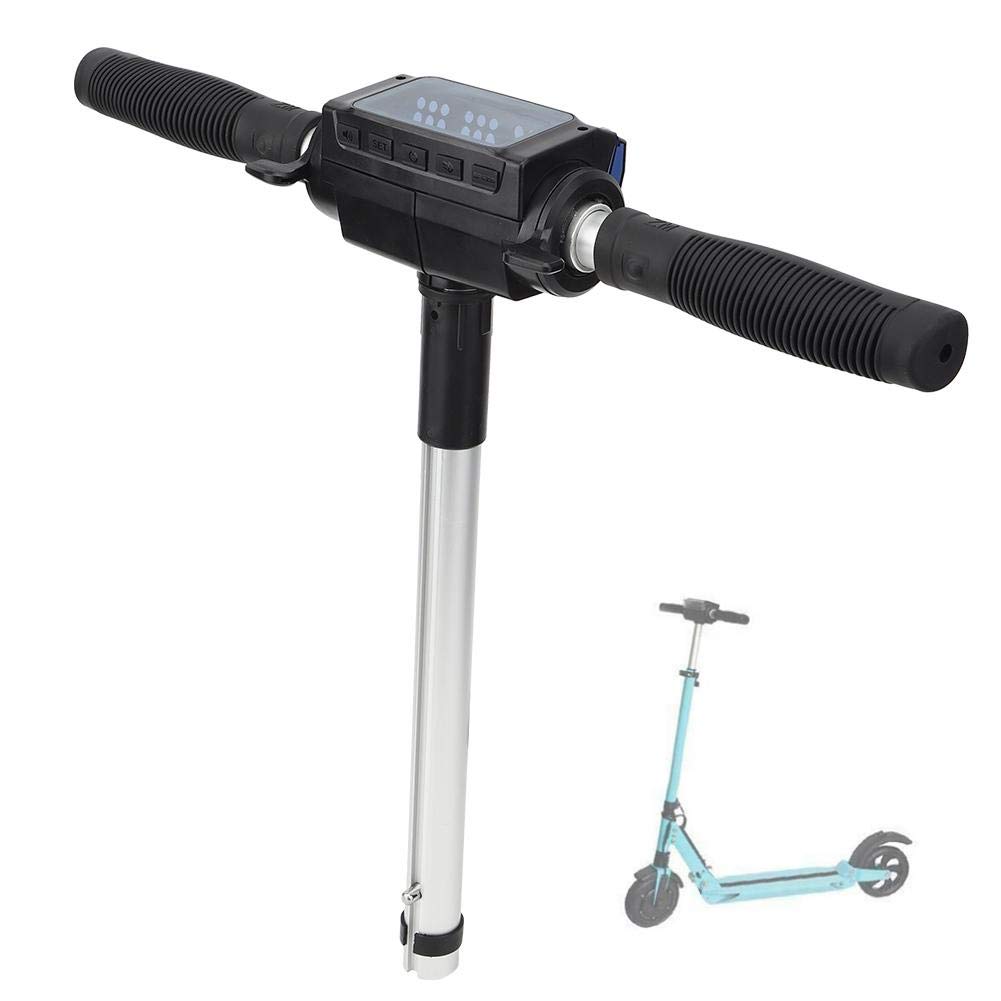 Manubrio scooter elettrico, set completo di manubrio universale in lega di alluminio MAGT compatibile con scooter elettrico KUGOO da 8 pollici senza schermo