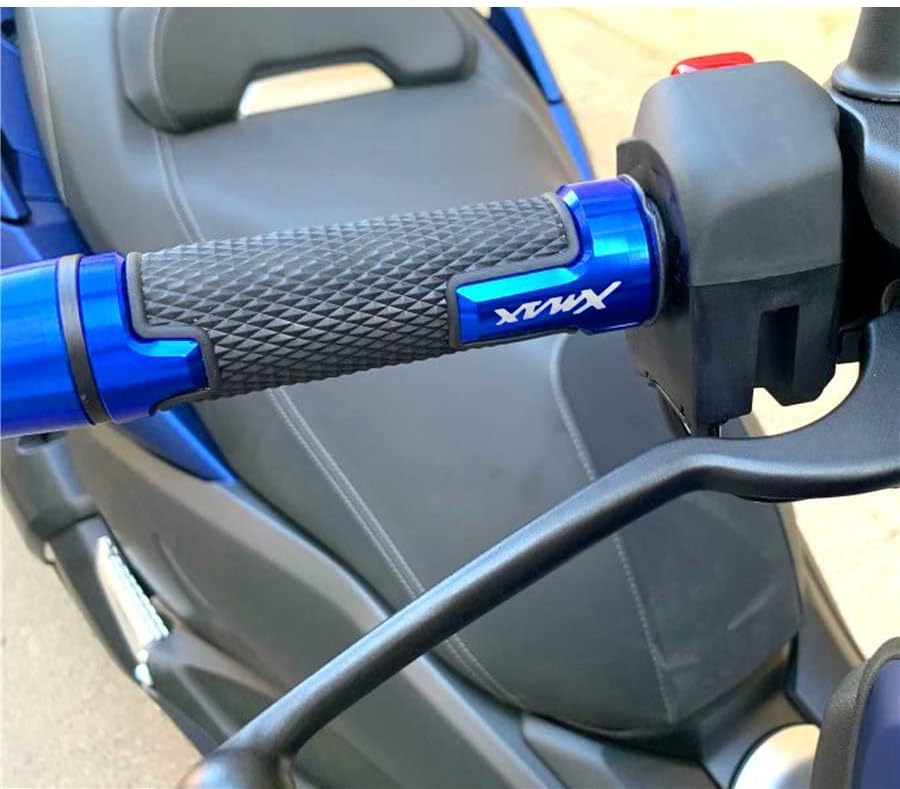 Miniatura 4 de F para Yamaha para Xmax 125 250 300 400 para X-MAX 2017 2018 2019 78 '' 0.866 in mango de motocicleta extremos agarraderas barra de agarre de mano
