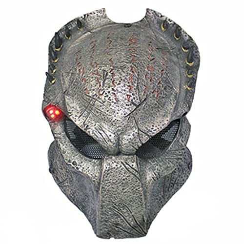 Gbyork 2.0 Predator Cosplay Mask With LED Design GFRP Alien