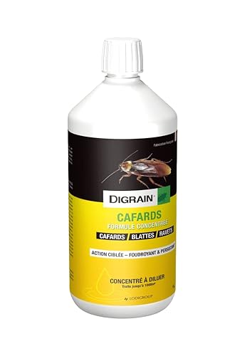 DIGRAIN Repulsif cafard et blatte à diluer Huile 1000 m2