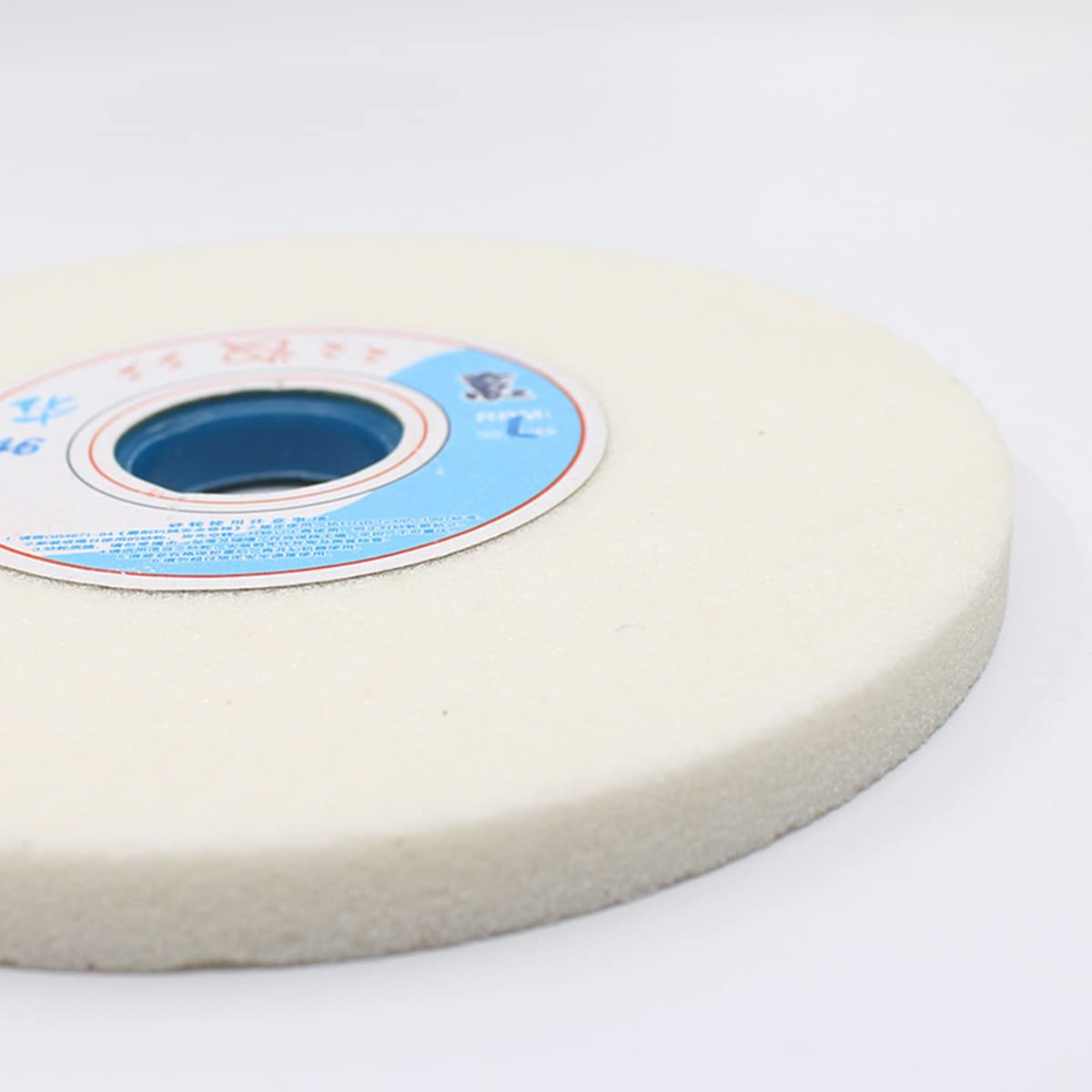 tarcza szlifierska, 150 mm biała tarcza szlifierska korundowa, płaska z powłoką diamentową, adapter do tarczy szlifierskiej/80#(60#)