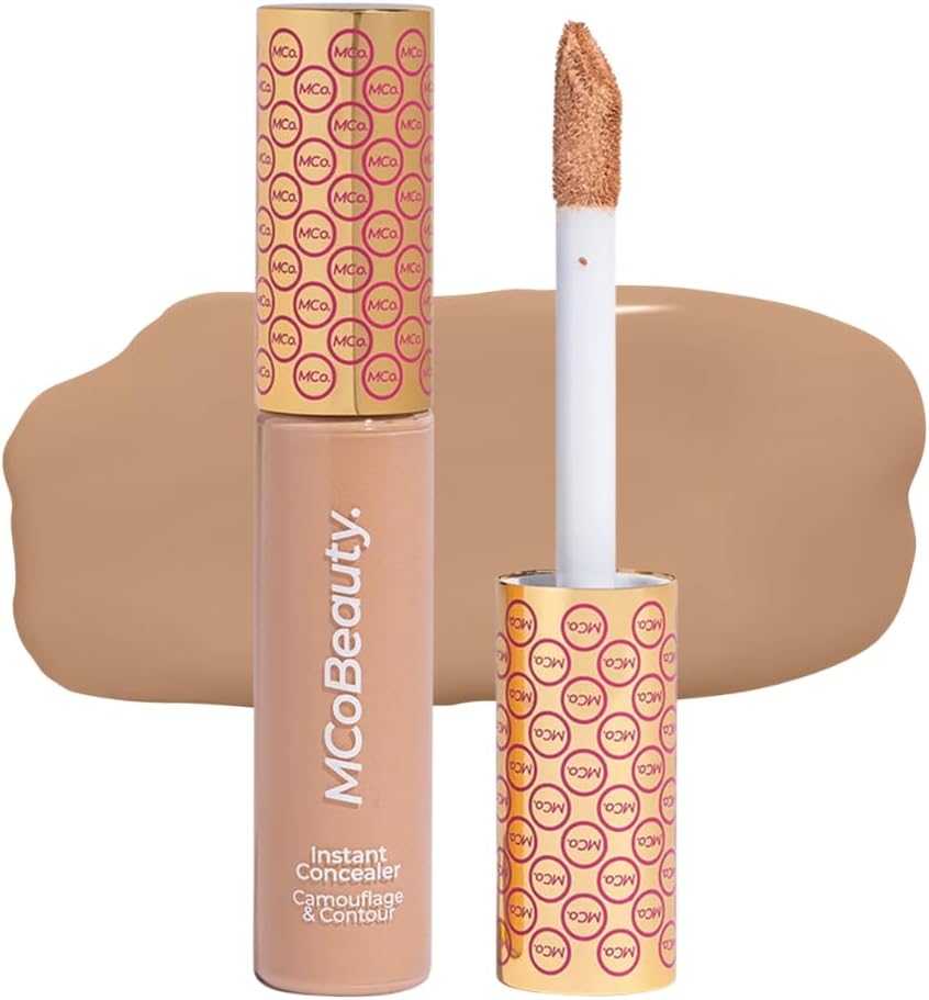 Instant Concealer Camouflage & Contour, Warm Beige, Perfecting Contour with Flawless Coverage, Vegan, Cruelty Free Cosmetics