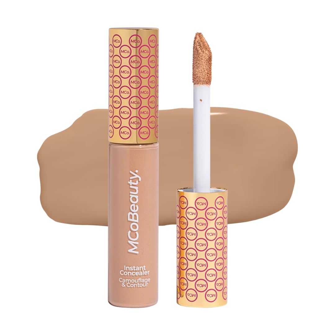MCoBeauty Instant Concealer Camouflage & Contour, Warm Beige, Perfecting Contour with Flawless Coverage, Vegan, Cruelty Free Cosmetics