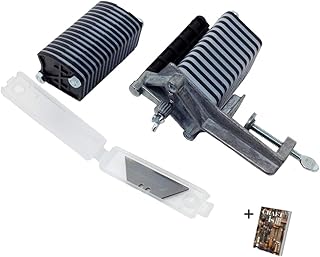 Tandy Leather Table Top Lace Cutter 3112-00 - Cutting Tool for Belt, Lace, Fringe & Braiding Strips, Craft Table Working Strap Cutter for Repair & DIY Projects, E-Book