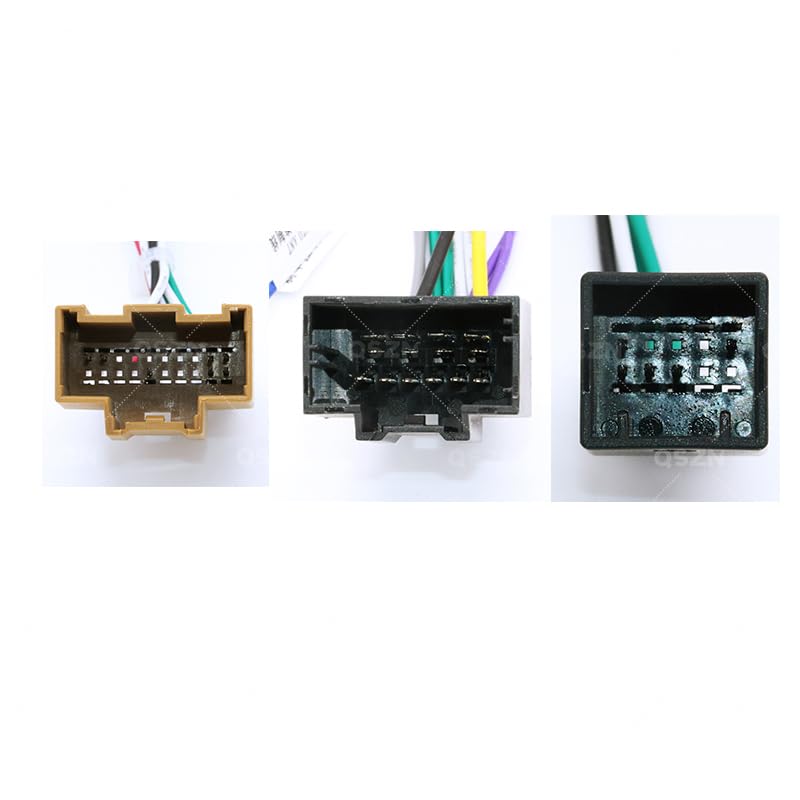 Close-up of wiring harness connectors