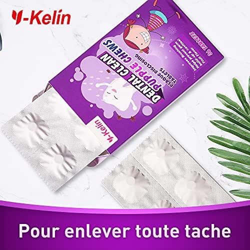 Image of Dental Plaque Disclosing Tablets for Kids & Adults - Showing Plaque by Changing Color - Helps Teach Brushing Habits for Clean Teeth - 108Count