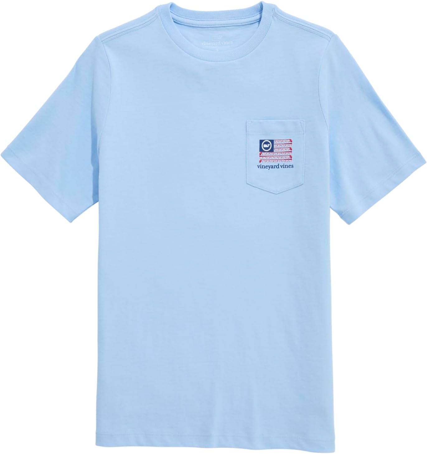 Vineyard Vines Boys' Boys' Americana Golf Flag Short-Sleeve Pocket Tee